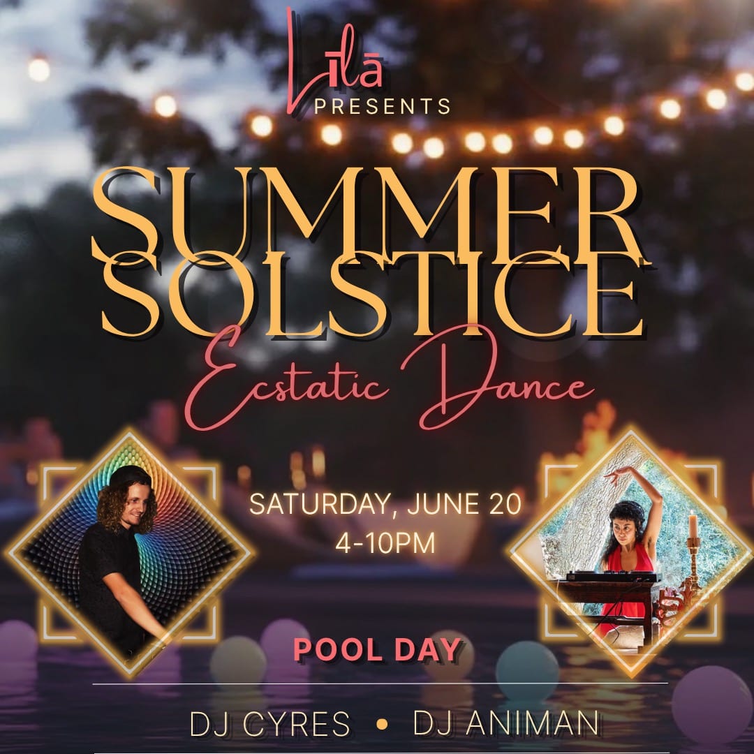 Summer Solstice Ecstatic Dance & Pool Day