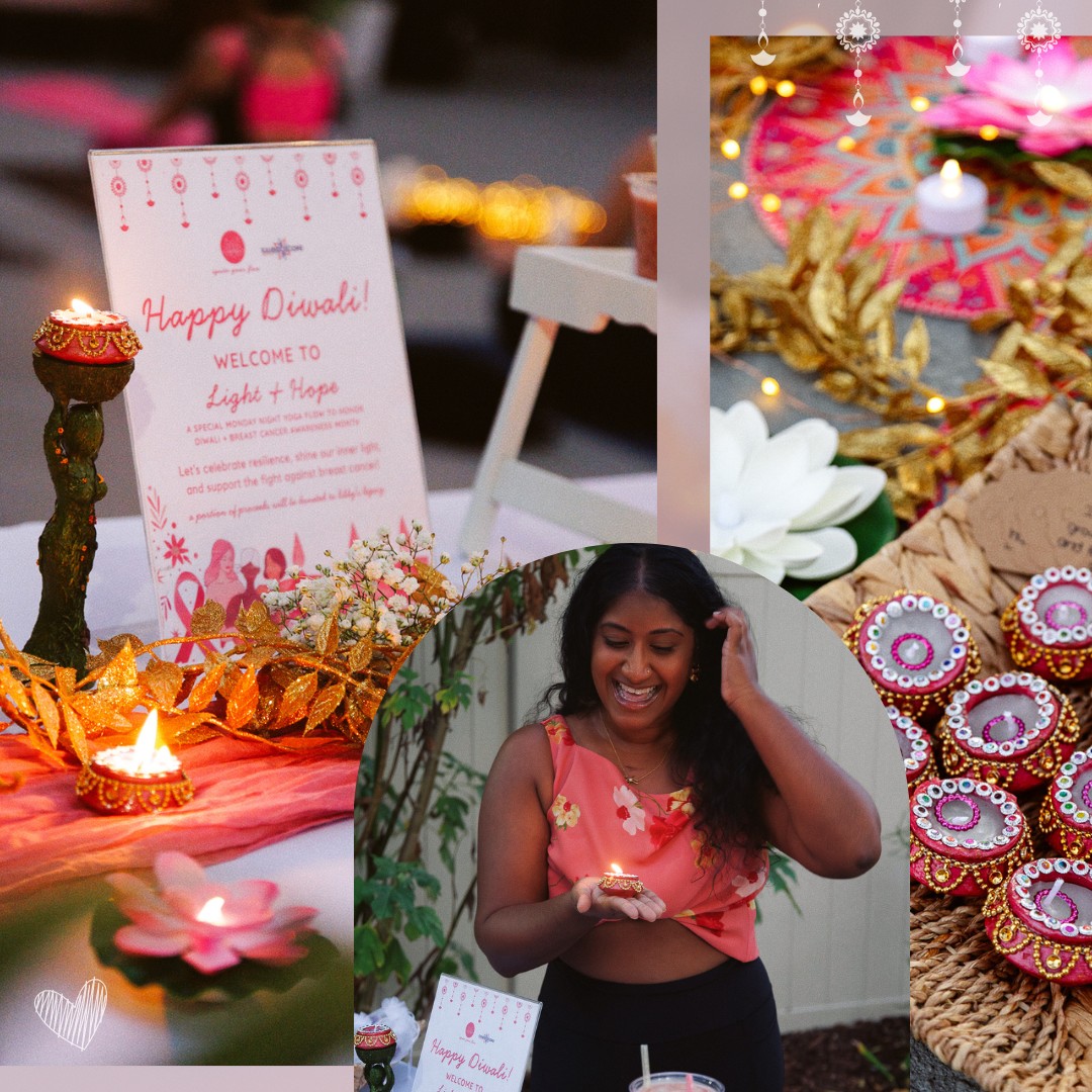 Light + Hope: Diwali Yoga + Breast Cancer Fundraiser