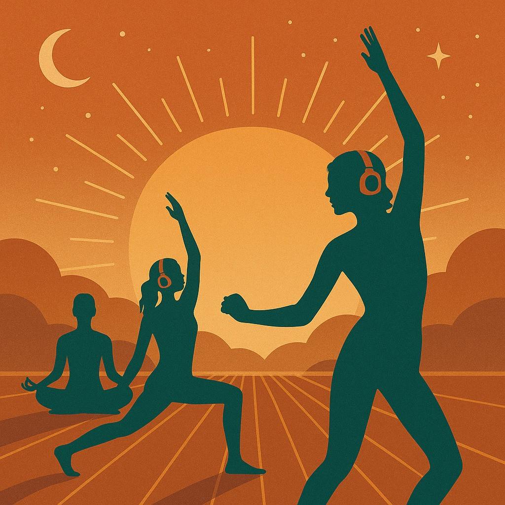 Yoga and Dance at Sunrise